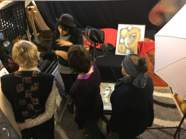 Workshop Kiezköniginnen Ausstellungsbesuch